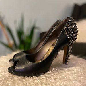 Sam Edelman Lorissa Peep Toe Studded Pump